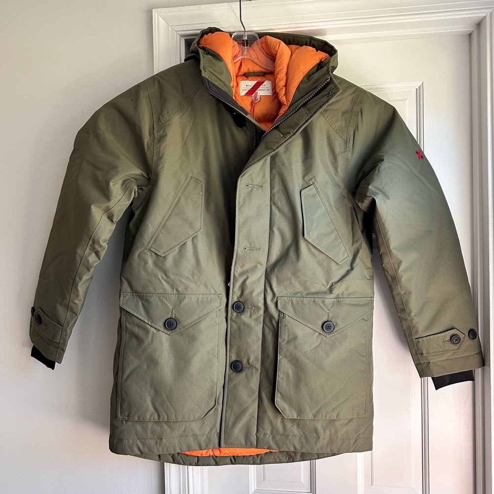 Best Made Co. 3L Down Parka Coat Men’s XS Green Extra Small - NWT